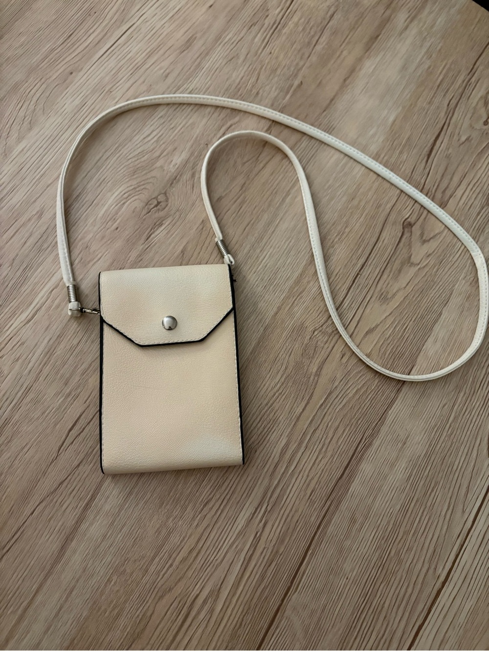 Faux Leather Crossbody Pouch